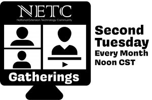 NETC Gatherings - Second Tuesday ever month noon CST